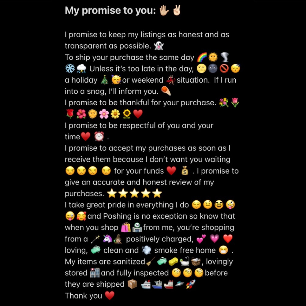 My Poshmark Promise